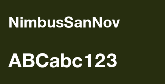 NimbusSanNov