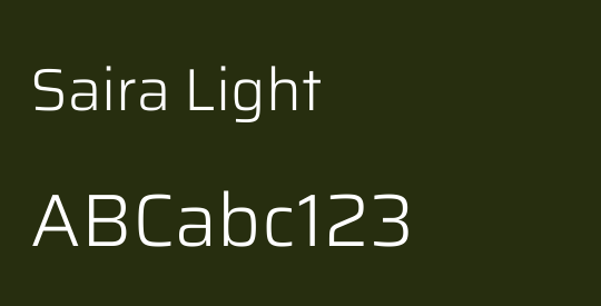 Saira Light