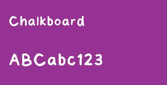 Chalkboard