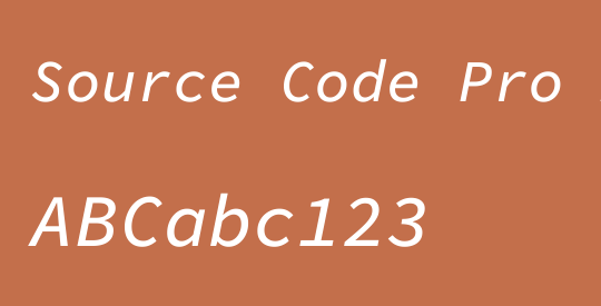 Source Code Pro Medium