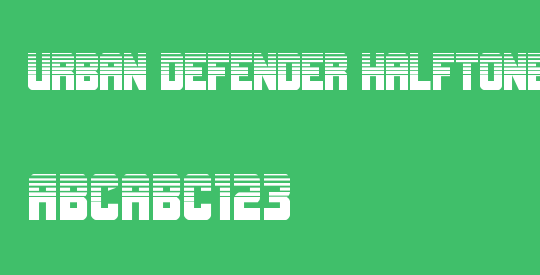 Urban Defender Halftone