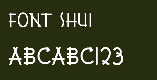 Font Shui