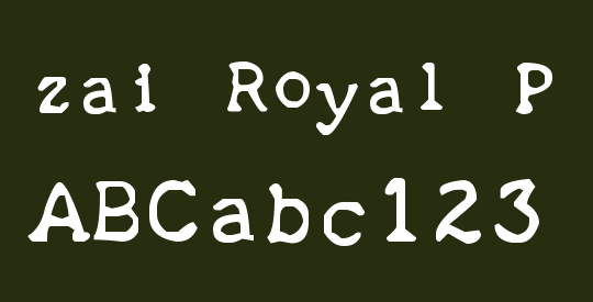 zai Royal P Typewriter 1933