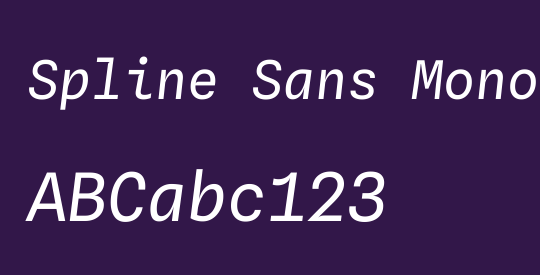 Spline Sans Mono