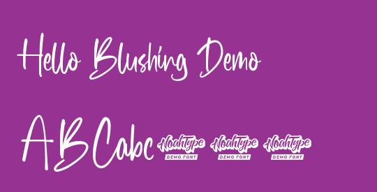 Hello Blushing Demo