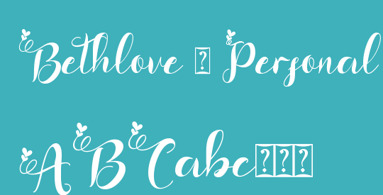 Bethlove - Personal Use