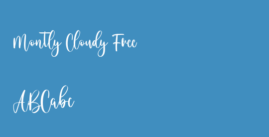 Montly Cloudy Free