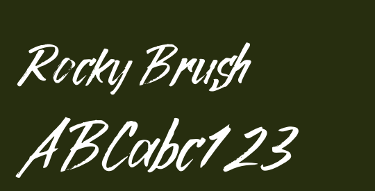 Rocky Brush