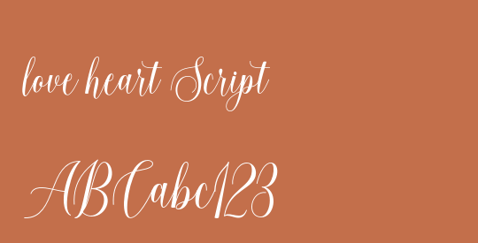 love heart Script
