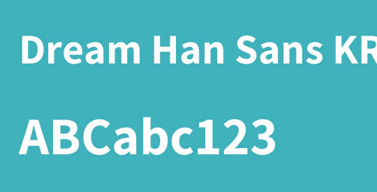 Dream Han Sans KR