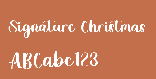 Signature Christmas
