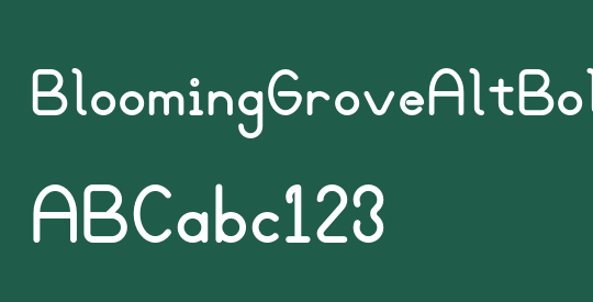 BloomingGroveAltBold