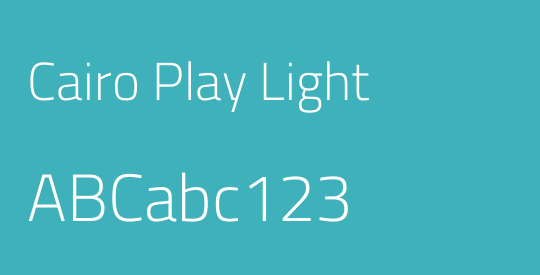 Cairo Play Light