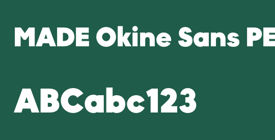 MADE Okine Sans PERSONAL USE Black