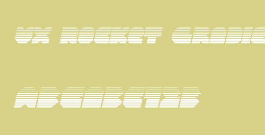 VX Rocket Gradient Italic