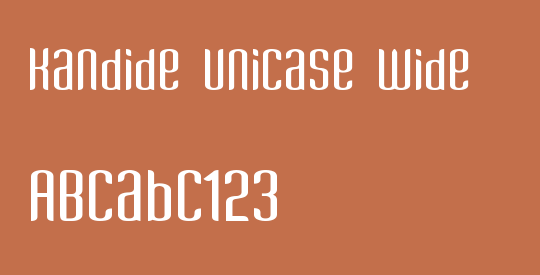 Kandide Unicase Wide