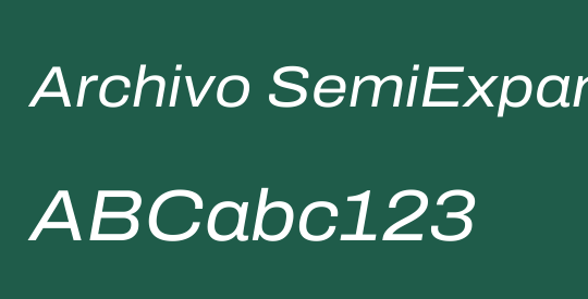 Archivo SemiExpanded