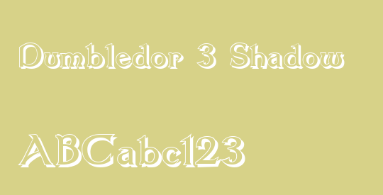 Dumbledor 3 Shadow