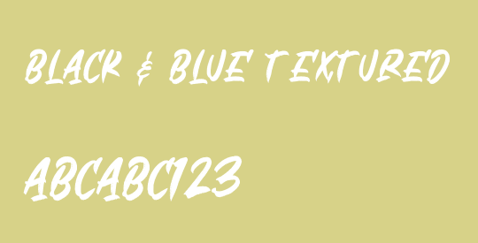 Black & Blue Textured