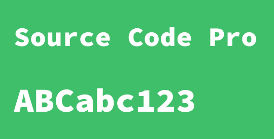 Source Code Pro Black