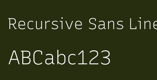 Recursive Sans Linear Light