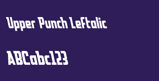 Upper Punch Leftalic