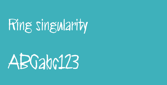 Ring singularity