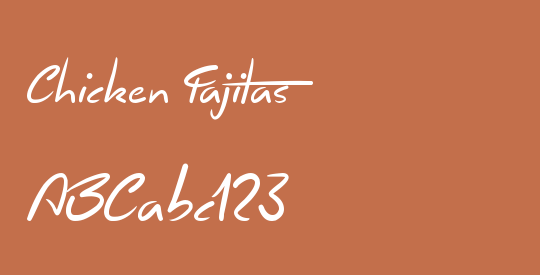 Chicken Fajitas