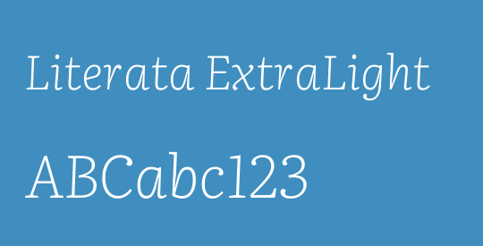 Literata ExtraLight