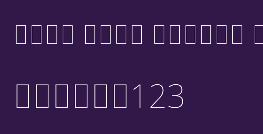 Noto Sans Arabic Thin