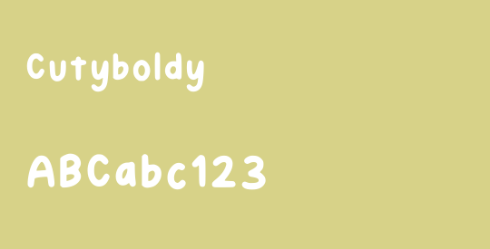 Cutyboldy