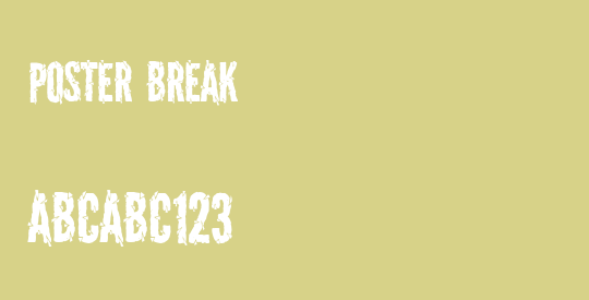 Poster Break