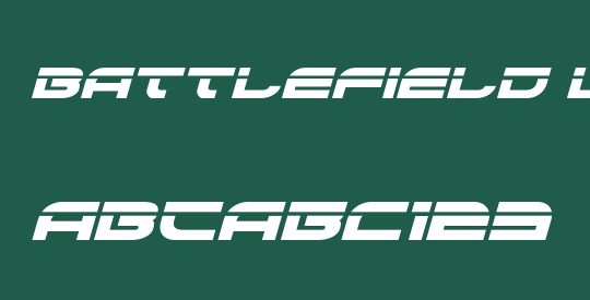 Battlefield Laser Italic