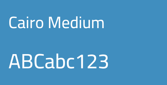 Cairo Medium