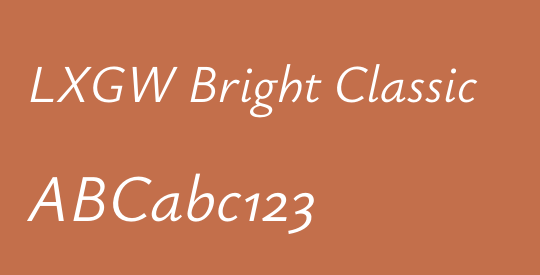 LXGW Bright Classic
