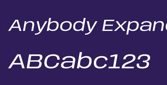 Anybody Expanded