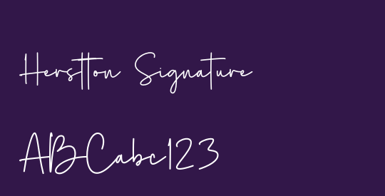 Herstton Signature
