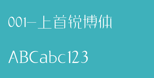 001-上首锐博体