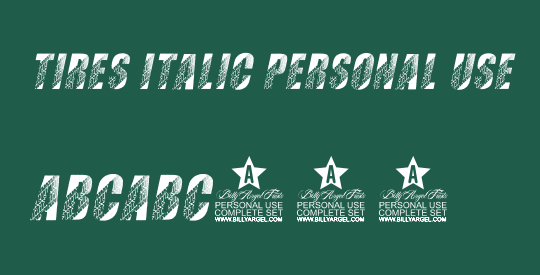 TIRES ITALIC PERSONAL USE