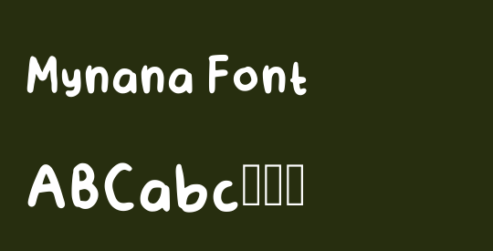 Mynana Font