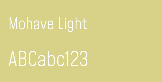 Mohave Light