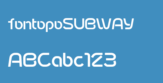 fontopoSUBWAY