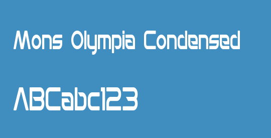 Mons Olympia Condensed