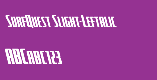 SurfQuest Slight-Leftalic