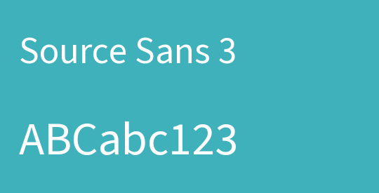 Source Sans 3