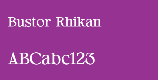 Bustor Rhikan