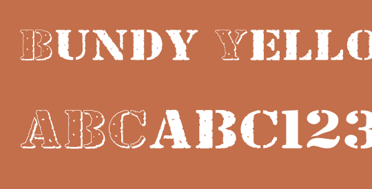 Bundy Yellow HollowShadowed