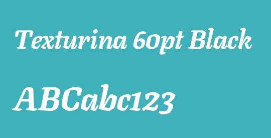 Texturina 60pt Black