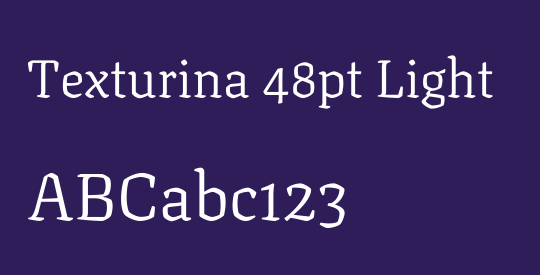 Texturina 48pt Light