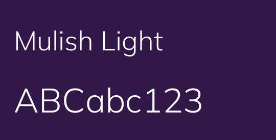 Mulish Light
